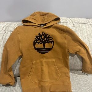 Timberland Brown Hoodie with Black Logo